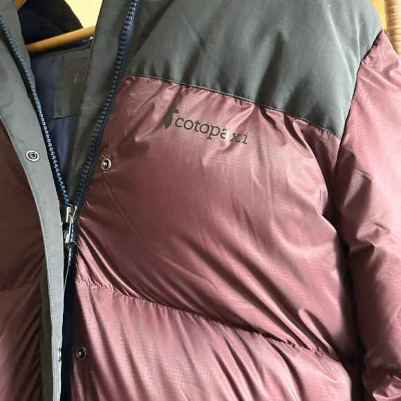 New without tags Cotopaxi Multicolor Hooded Puffer Jacket Stadium Parka Winter - Picture 7 of 12